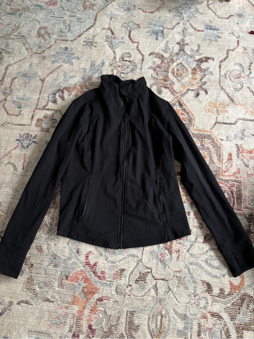 Women's Black Zip-Up Utility Jacket